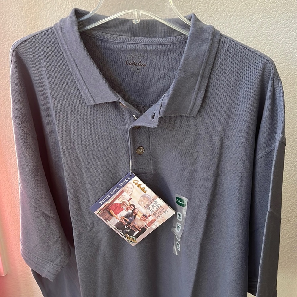 CABELA’S - Pique Polo Shirt - Best Quality Soft Fabric - New with Tags